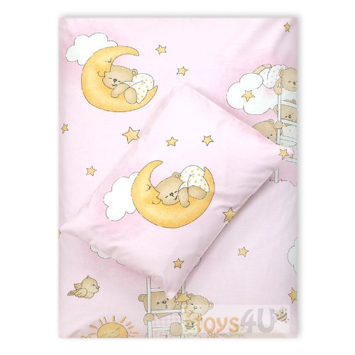 4 tlg. Algodón bebé juego de ropa de cama ropa de cama para niño manta para bebé cojín juego de cama D18 Cover