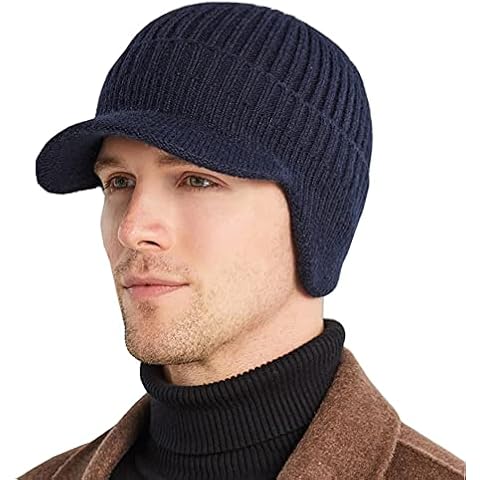 YAMEE Bonnet Hiver avec Visière Cover