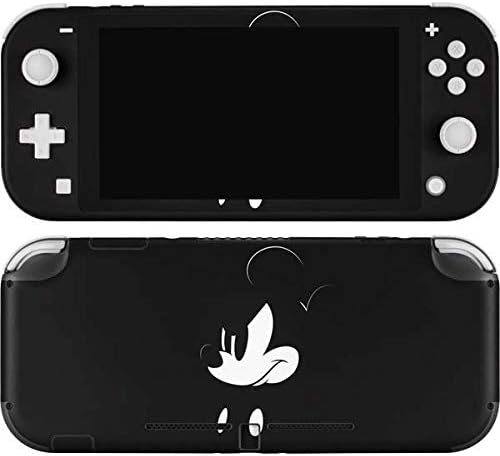Skinit Decal Gaming Skin Compatible with Nintendo Switch Lite - Officially Licensed Disney Mickey Mouse Black and White Design