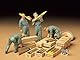 Tamiya 35188 1:35 Fig.-Set Panzer Ladetruppe (4), Modellbausatz,Plastikbausatz, Bausatz zum Zusammenbauen, detaillierte Nachbildung, Grau, Grün
