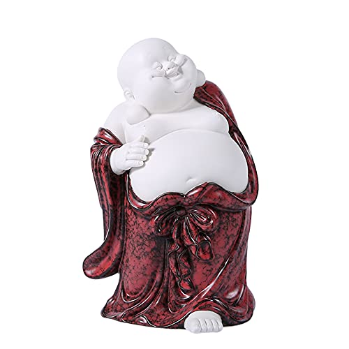 Bouddha Rieur céramique porte-bonheur et richesse pour décoration intérieure