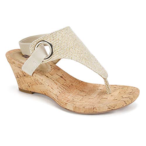 Image of WHITE MOUNTAIN Women's Aida Cork Wedge Sandal