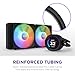 NZXT Kraken Elite 240 RGB - RL-KR24E-B1 - 240mm AIO CPU Liquid Cooler - Customizable 2.36