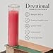 Simply Soson 2x8 inch Pink Devotional Candles in Glass Jar - 3 Pack - 90 Hours – Prayer Candle - Tall Pillar Candles for Religious, Memorials, Party Decor