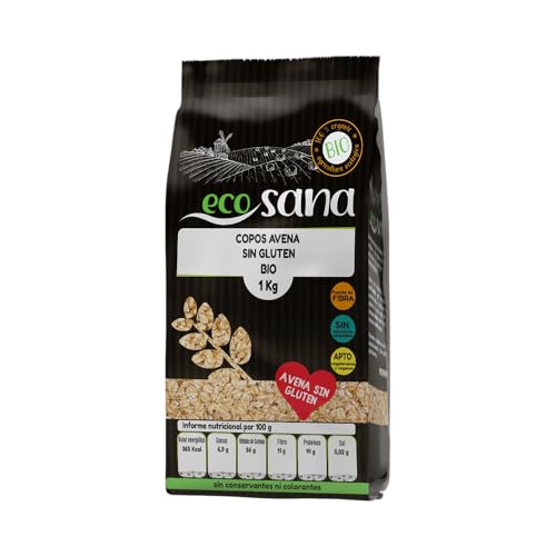 Ecosana Copos Avena Grueso Sin Gluten Bio 1 Kg