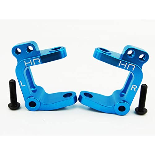Hot Racing ECT1906 Aluminum Caster Blocks (Blue) - ECX 2WD