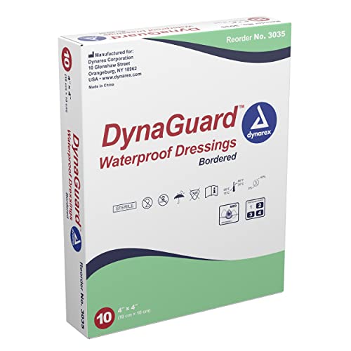 Dynarex Xeroform Petrolatum Medicated Fine Mesh Gauze Dressing for Wound Care, 4