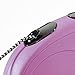 FLEXI New Classic Retractable Dog Leash (Cord), 16 ft, Small, Pink