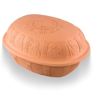 Römertopf Clay Roaster | Non-Stick Dutch Oven | Healthy Clay Pot Cooking | Clay Baker | Versatile Cooking Vessel – 7.3 Quarts (7 Liters) For Up To 8 People