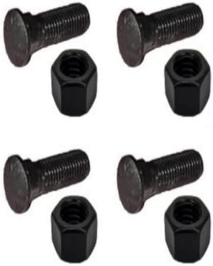 (4) Plow Bolt and Nutt fits Bblades/Cutting Edges 5/8-11x2 1/4 Grade 8 Dome Head