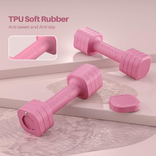 Zempox DB10-PINK Adjustable Dumbbell Set Of 2 thumb #4