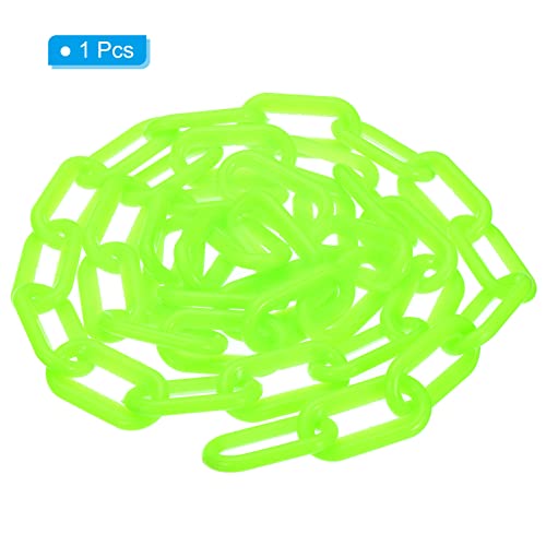 Chaîne plastique de sécurité verte 8mm pour barrière de balisage - 3