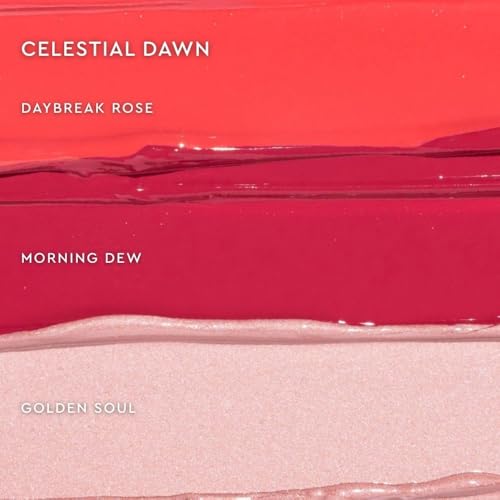 Image of Kiro Glow On The Go 3-in-1 Blush & Highlighter - Celestial Dawn, 3.5ml | Infused with Hyaluronic Acid & Peptides, Clean, Vegan, Hydrating Formula