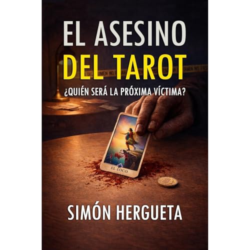 El Asesino del Tarot Audiolibro Por Sim&oacute;n Hergueta arte de portada