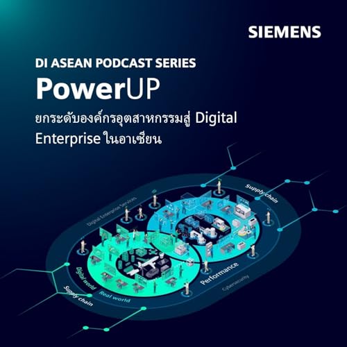 『PowerUP &ndash; ยกระดับองค์กรอุตสาหกรรมสู่ Digital Enterprise ในอาเซียน』のカバーアート