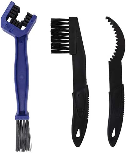 Durable Motorcycle & Bike Chain & Gears Maintenance Cleaning Brush Cleaner Tools - (Blue)