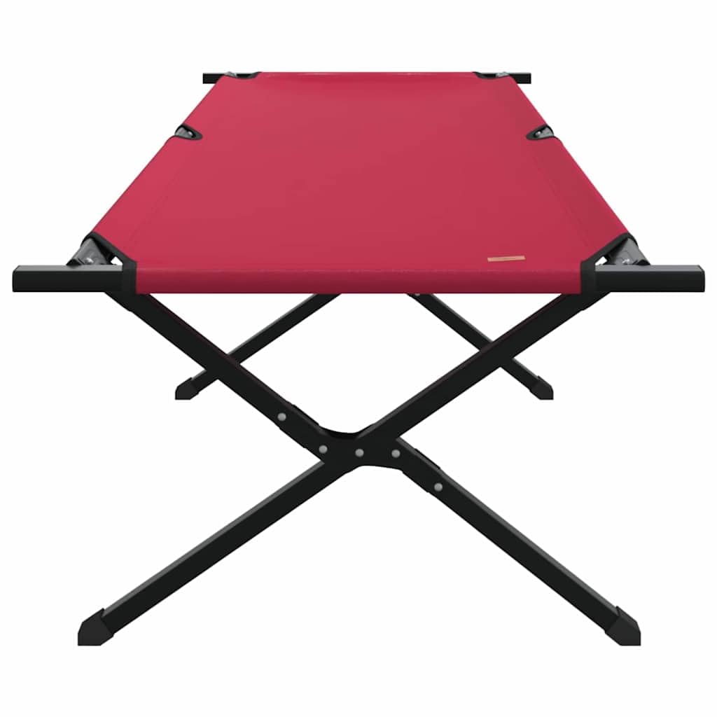 INLIFE Klapp Schlafbett fürs Camping Rot Ox Stoff,Sportartikel,Outdoor-Aktivitäten,Camping & Wandern,Camping-Möbel,Feldbetten,Rot,8.8 KG,42003188