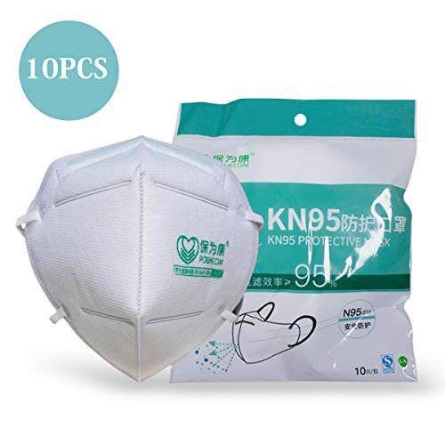 Disposable AUBEY MÃ sk FACE Protector - Protective MÃ sks Health Care with Thick 4-Layer Protection for Adult MedicÃ l use & Anti DUST & VIrÃ¹s - 10PCS