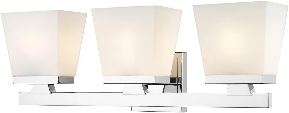 Z-Lite 1937-3V-CH Astor Vanity, 3-Light 180 Total Watts, Chrome