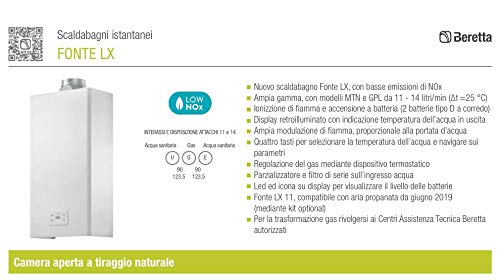 Scaldacqua A Gas Beretta Fonte Lx 11 Gpl - 2