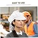 Amosfun Sturdy Airflow Work Hat Women Cap Safety Beanie Breathable Protection for Electronics Food Industry Pharma White