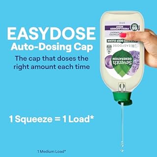 Seventh Generation EasyDose Laundry Detergent Fresh Lavender Ultra Concentrated Washing Detergent 23 oz