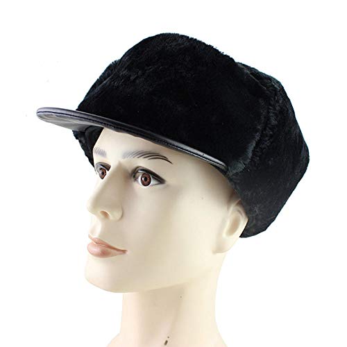 Ushanka russe en similicuir de qualité supérieure chapka militaire trooper élégante