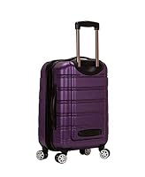 Rockland Melbourne Hardside Expandable Spinner Wheel Luggage, Purple, Carry-On 20 inches — image 4