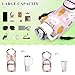 VEKELEE Insulated Water Bottle Carrier with Adjustable Strap Easter Background Style Water Bottle Holder Bag with Pockets