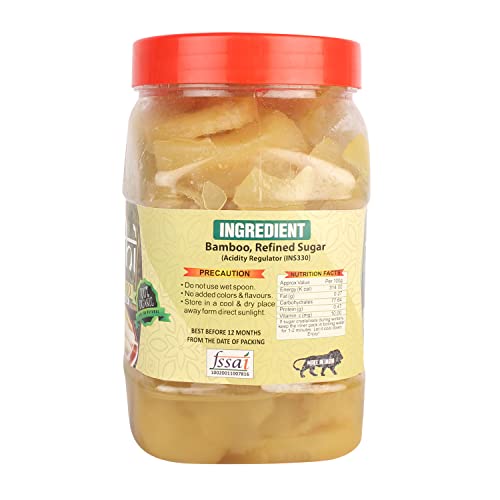 Aarohi Natural Organic Homemade Bamboo Murabba Bans ka Murabba 1 kg (Pack of 1)