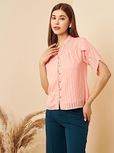 Image of Rare Women's Solid Regular Fit Blouse