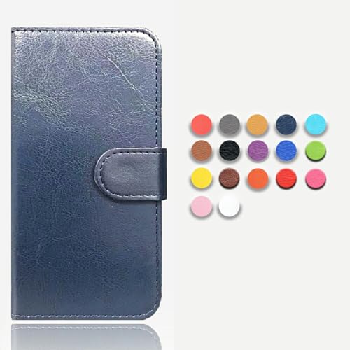 �݊��iZTE Nubia REDMAGIC 11 ProPlus�Ή� �蒠�^ �X�}�[�g�t�H���P�[�X �ϏՌ� �X�}�z�P�[�X �}�O�l�b�g�����x���g�� �蒠�P�[�X �ی�J�o�[ (�V�C �J���[�F�l�C�r�[ NAVY)