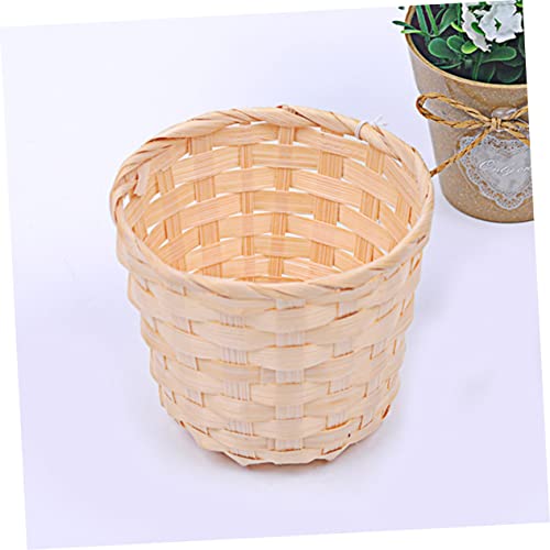 HONMEET 8 Unidades Cesta De Armazenamento Mini Cesta De Piquenique Cesta De Presente Vazia Decoração