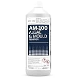 HLS Supplies 1L AM-100 Algae and Mould Remover Patio - Spray & Leave Fence, Deck and Render Cleaner Pet Friendly Once Dry