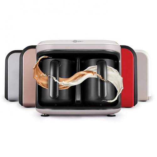 KARACA Hatıra Hüpş Duet Turkish Coffee Maker, 1400W, Dual Pot Turkish Coffee Machine with Milk and Traditional Brew Features, 10-Cup Capacity, Auto Shut-Off, Overflow Safe, Beige - Image 5