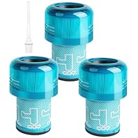 Waitley Filter für Dyson V12 Detect Slim Staubsauger,Absolute Extra/Total Clean/Fluffy – Ersatzteil #971517-01– 3 Stück