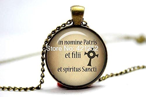 Pretty Lee 2015 Fashion Boondock Saints In Nomine Patris Et Filii Et Spiritus Sancti Irish Saints Connor Murphy Macmanus Cabochon Necklace Christmas gift