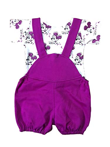 Image of Tendercare Baby Girl's & Baby Boy's Knee Length Dungaree (check sold while checking out)