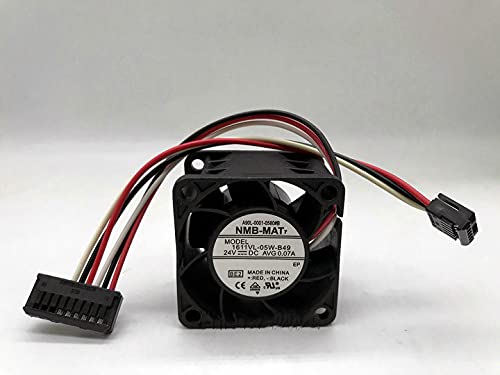 1.57x1.1x1.1 inches Computer Fan, 16W, 7000 RPM, DC24V, 3-Pin, Copper, Forced Air, Desktop Compatible