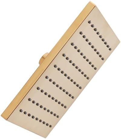 Signature Hardware 948953 FundamentALL 8" Square Single-Function 1.8 GPM Shower Head - Brushed Gold