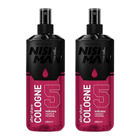 2 X Nishman After Shave Cologne 05 Volcano 400ML 2 Pcs Offer Cover