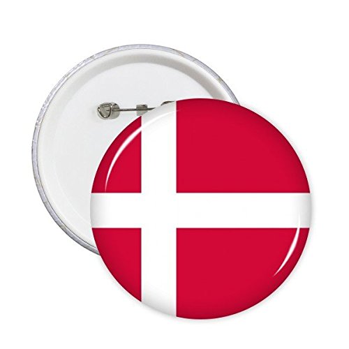 Drapeau Danemark emblème Europe pin's bouton rond de qualité XXL