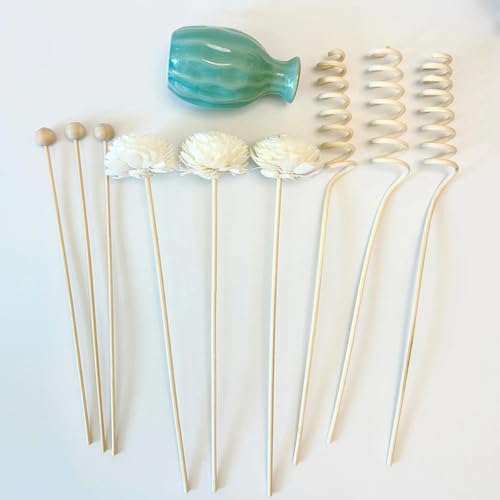 Set Difusor Cerámico con 3 Varillas de Rattán miniatura 5
