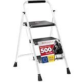 Bartnelli Pro Luxury Step Ladder | European Made 3 Step Foldable Step Stool for Home | Rock-Solid 500 lb Capacity,Built to Last with...