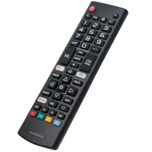 Image of AKB75675304 Replace Remote Applicable for LG TV 55UM6900PUA 65UM6900PUA 43UM7100PUA 49UM7100PUA 55UM7200PUA 43UM7300PUA 43UM7310PUA 49UM7300PUA 50UM7310PUA 70UM7370PUA 50UM7400PUA 82UM7570PUB