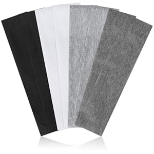 Headbands for Women Non Slip, Stretchy Sweat Headband for Workout Yoga Running, Head Bands for Women’s Hair – 8 Pack