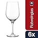 Leonardo Ciao+ Rotwein-Gläser 6er Set, Rotwein-Kelche mit gezogenem Stiel, spülmaschinenfeste Wein-Gläser, Höhe 22,5 cm, 610 ml, 061449