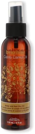 Body Drench Exotic Brazilian Camu Oil Body and Hair Dry Oil, 4 Ounce