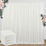 Outpain 20ftx10ft Ivory Curtain Panels