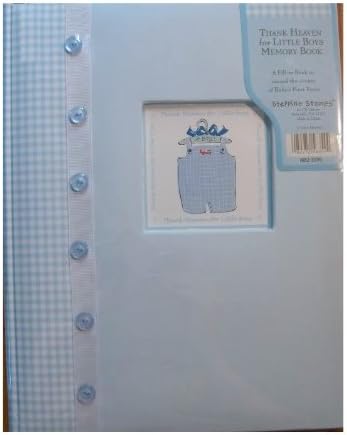 CR Gibson Stepping Stones "Thank Heaven for Little Boys Memory Book"